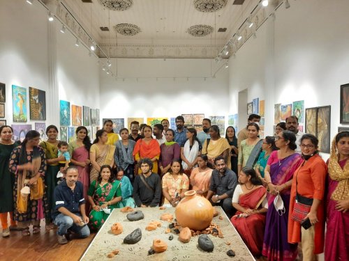 Annual Art exhibition by Art Teachers at Durbar hall 2021