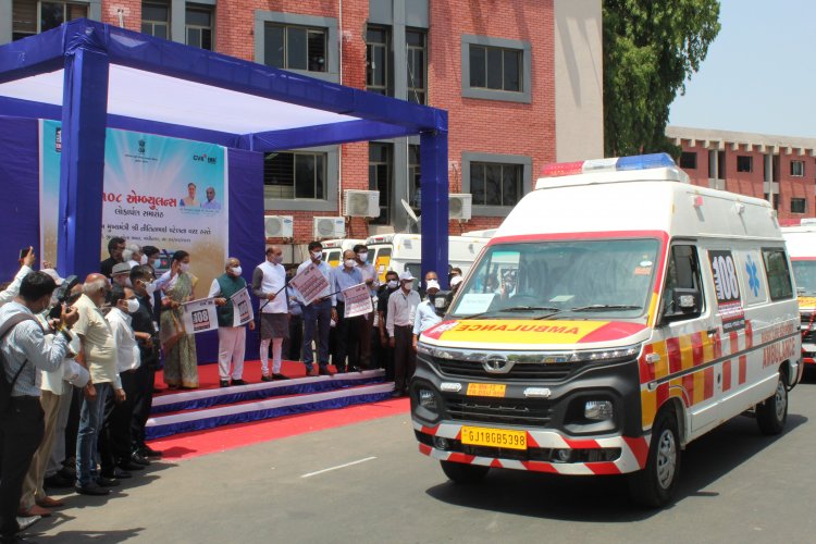 Tata Motors bags order of 115 ambulances from the Government of Gujarat; supplies first lot of 25 vehicles.
