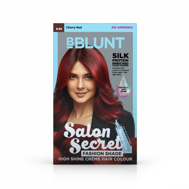 BBLUNT Salon Secret Hair Colour launches its all new fashion shade, Cherry Red with Jennifer Winget.