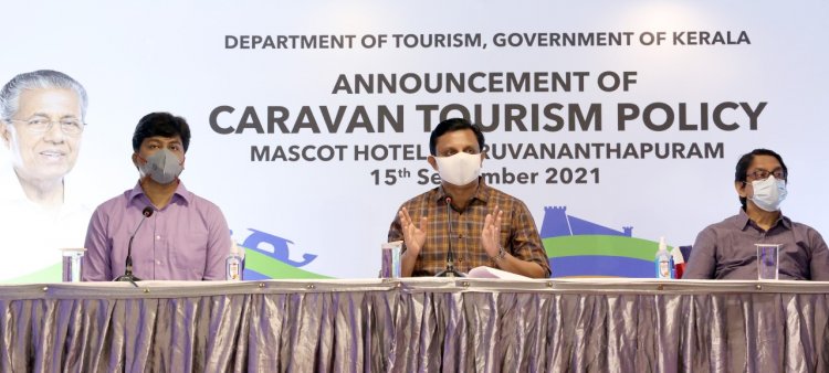 Kerala announces comprehensive Caravan Tourism policy.