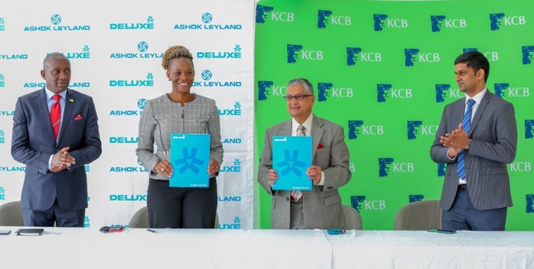 Ashok Leyland announces financing tie up in Kenya for vehicle  financing, as channel partner Deluxe Trucks and Buses inks  agreement with Kenya Commercial Bank