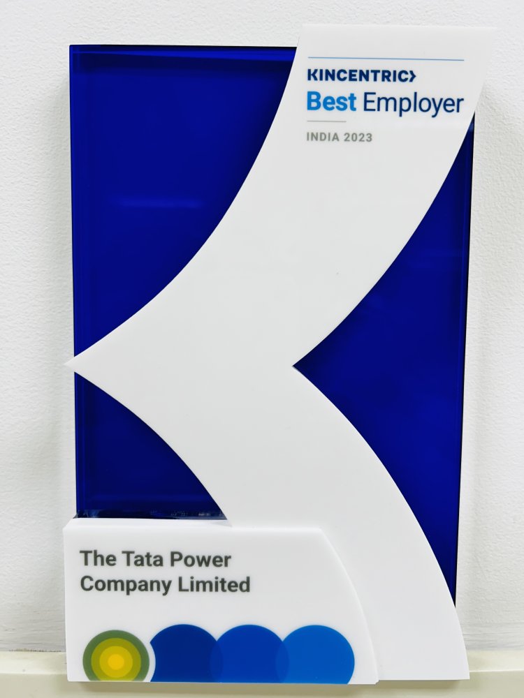 Tata Power recognised as ‘Best Employer 2023' by Kin centric India for its commitment to Employee Excellence