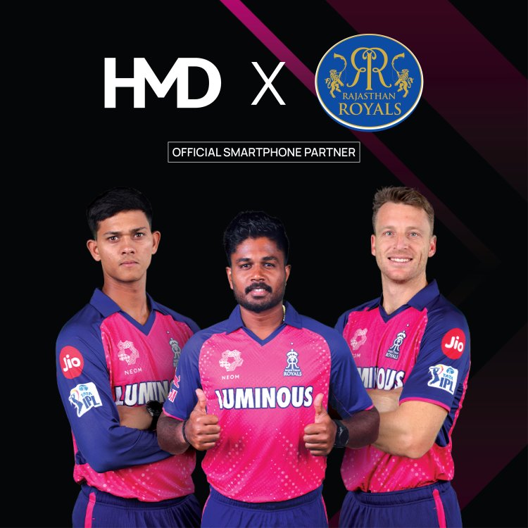 HMD associates with Rajasthan Royals as Official Smartphone Partner