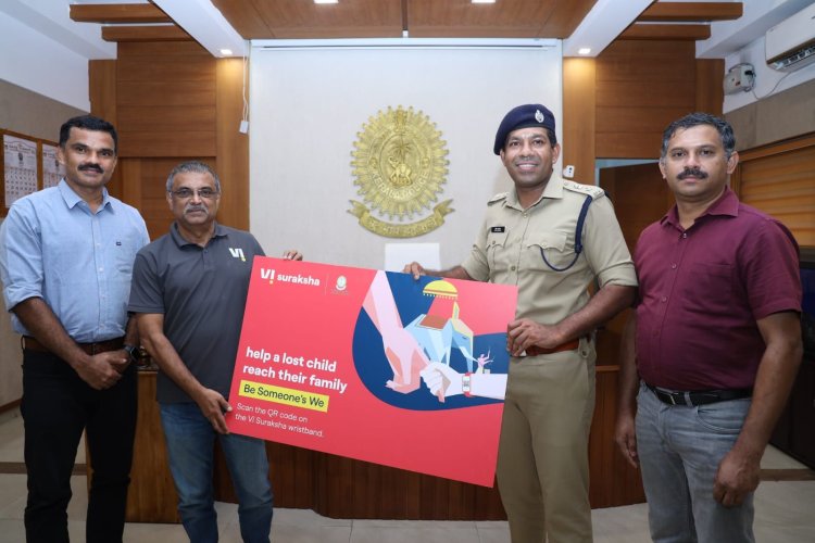 Vi and Kerala Police collaborate to launch Vi powered QR Code bands to track children at Thrissur Pooram