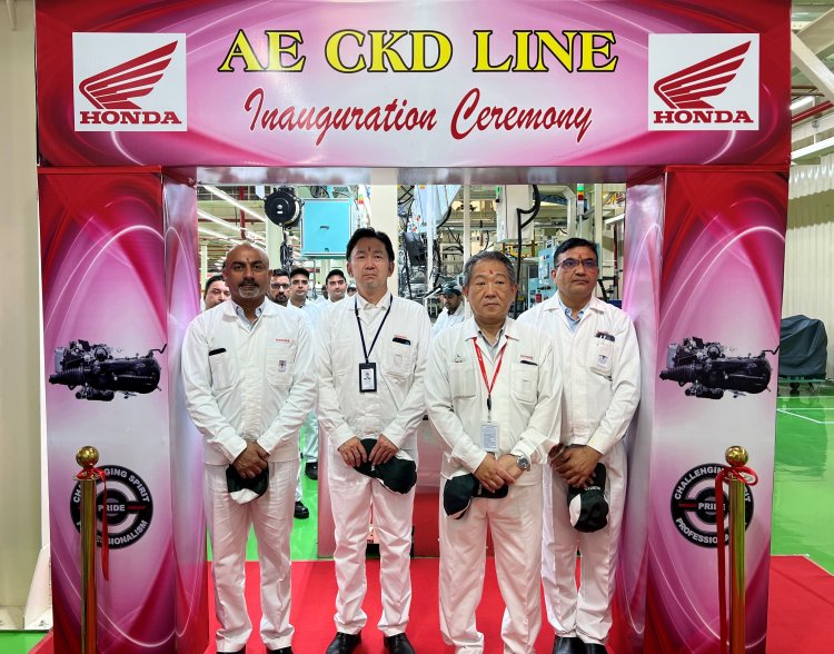 Honda Motorcycle & Scooter India inaugurates new CKD Engine Assembly Line at Global Resource Factory, Manesar (Haryana)