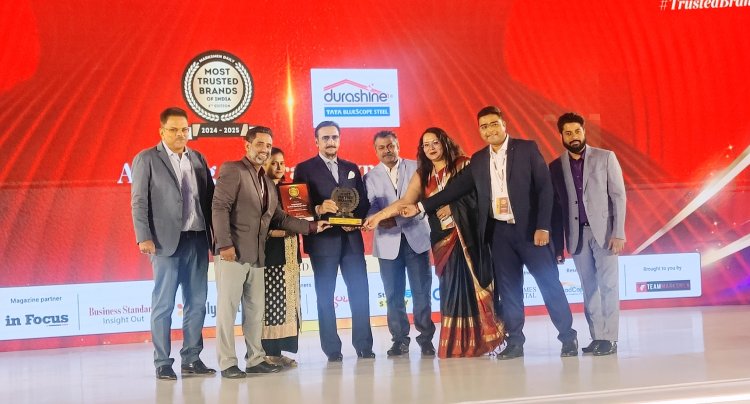Tata BlueScope Steel’s DURASHINE® Recognized Among 'Most Trusted Brands of India 2024-25'