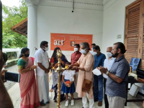Annual Art exhibition by Art Teachers at Durbar hall 2021