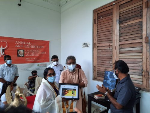 Annual Art exhibition by Art Teachers at Durbar hall 2021