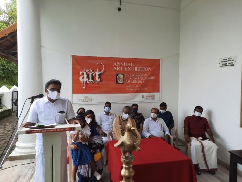 Annual Art exhibition by Art Teachers at Durbar hall 2021