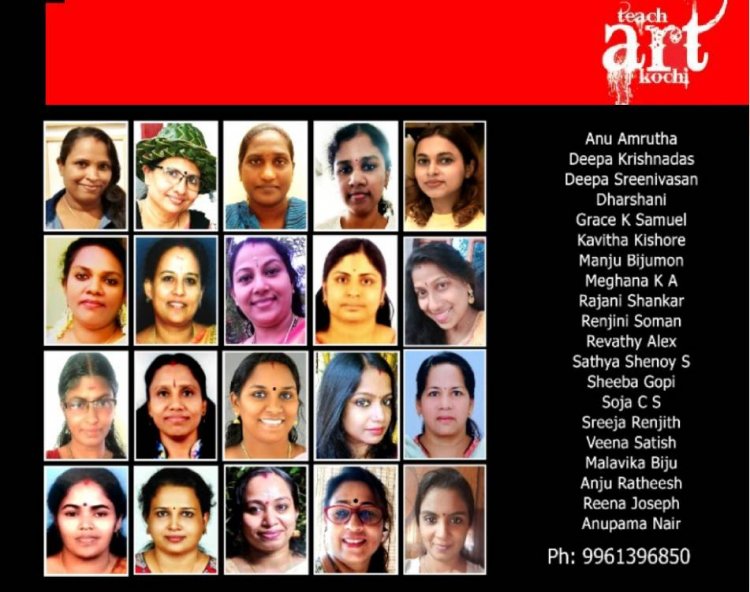 Teach Art Kochi Conducting Womens Day special one day camp