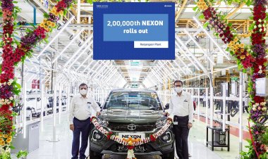 Tata Motors rolls out the 2,00,000th Nexon.
