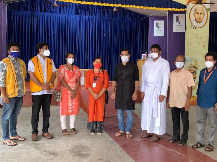 Lions Club of Cochin South distributed covid care materials to Asha workers