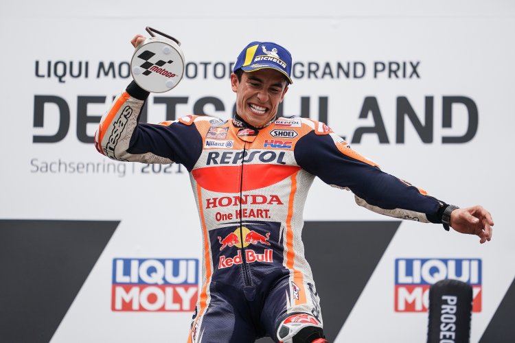 SachsenKING – Marc Marquez wins again.