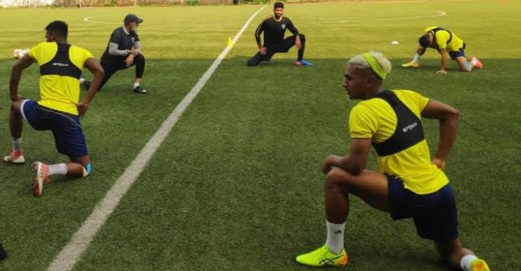 KERALA BLASTERS FC BEGINS PRESEASON TRAINING IN KOCHI.