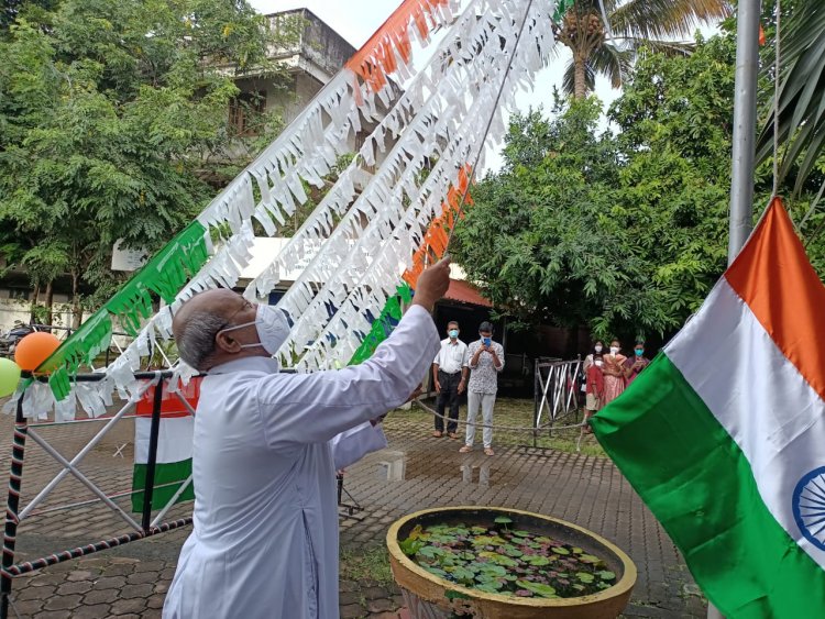 Little flower church, Elamkulam celebrated Indian Independence day.