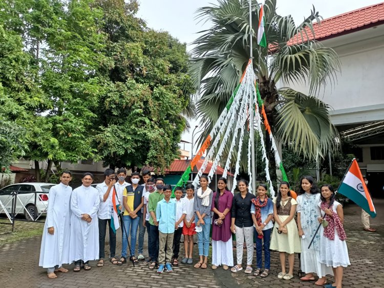 Little flower church, Elamkulam celebrated Indian Independence day.