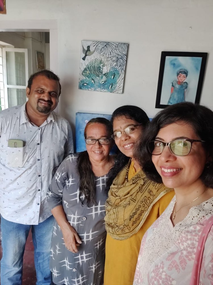 Namasthe Art Center conducted 4th Advent Exhibition of Women Art's Paintings