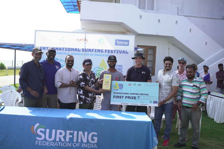 Global Surfing Fest marks Varkala as a prime surfing destination